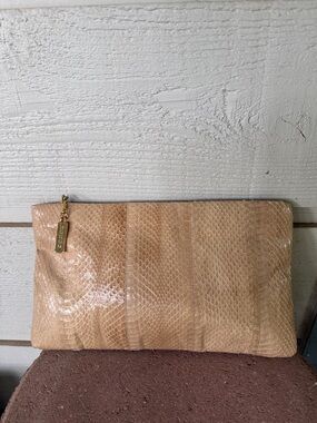 1970’s Vintage Cadaz Snakeskin Clutch